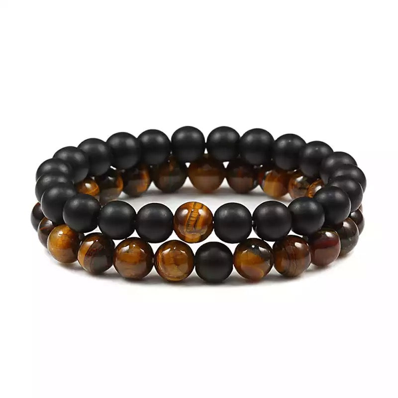 CONJUNTO OJO DE TIGRE Y ONYX