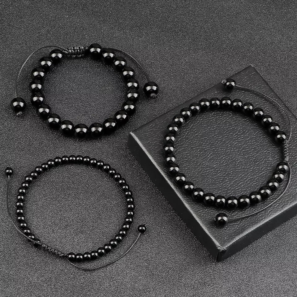 PULSERA ONYX CUENTAS DE 8MM