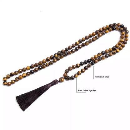 COLLAR PIEDRA OJO DE TIGRE