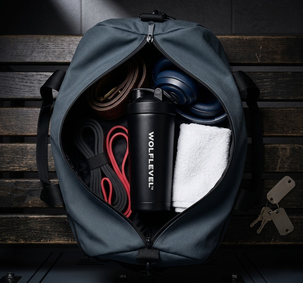 shaker inoxwolf 700 ml uso diario para el gimnasio